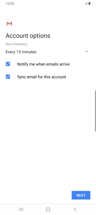 Press the drop down list below 