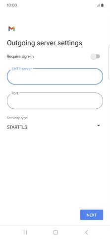 Press the field below 