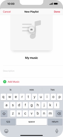 Press Add Music.