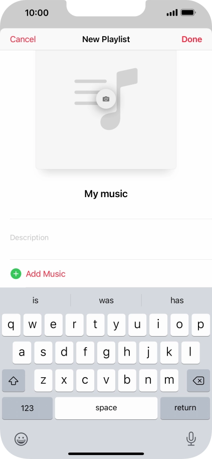 Press Add Music.