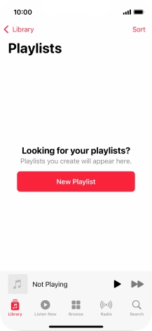 Press New Playlist.