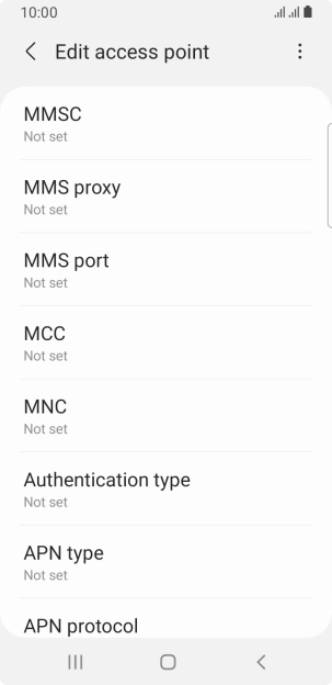 Press MMSC. Press MMSC.