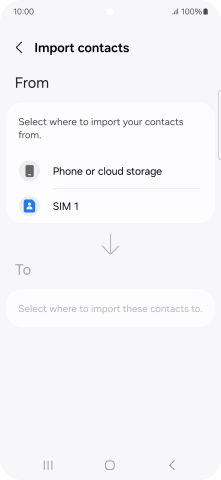 Press the name of the SIM. Press the name of the SIM.