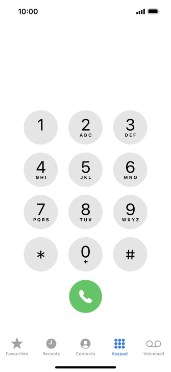Press Keypad.