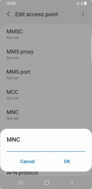 Key in 01 and press OK. Key in 01 and press OK.