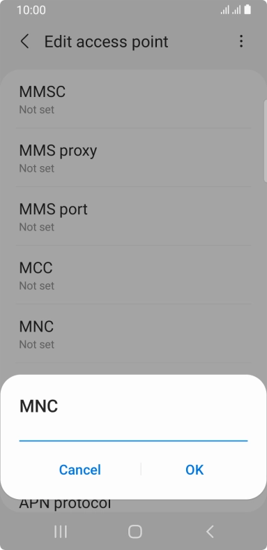 Key in 01 and press OK. Key in 01 and press OK.