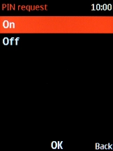 Select Off to turn off the function.