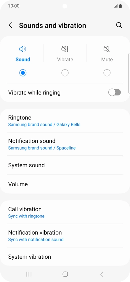 Press Ringtone.