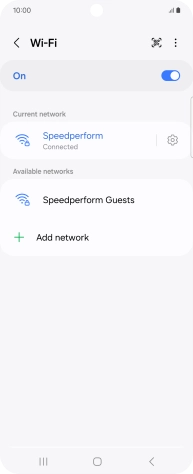 Press the Home key to return to the home screen.