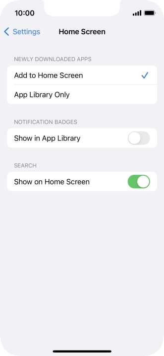 To add new downloaded apps to both the home screen and App Library, press Add to Home Screen. To add new downloaded apps to both the home screen and App Library, press Add to Home Screen.