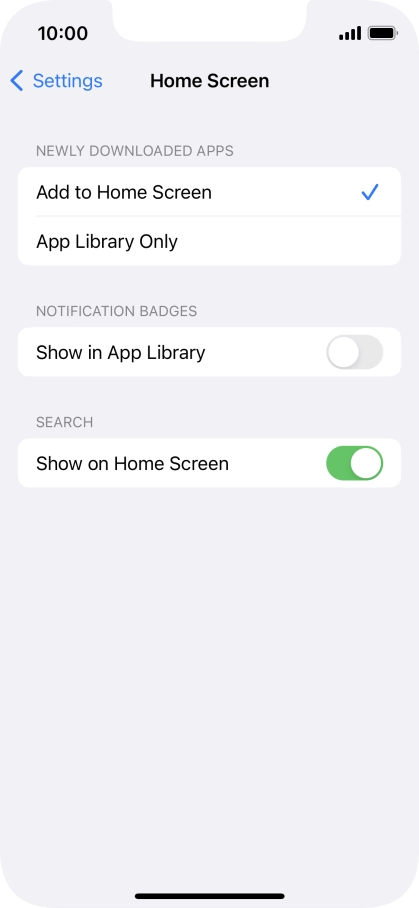 To add new downloaded apps to both the home screen and App Library, press Add to Home Screen. To add new downloaded apps to both the home screen and App Library, press Add to Home Screen.