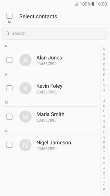 Press the field above 