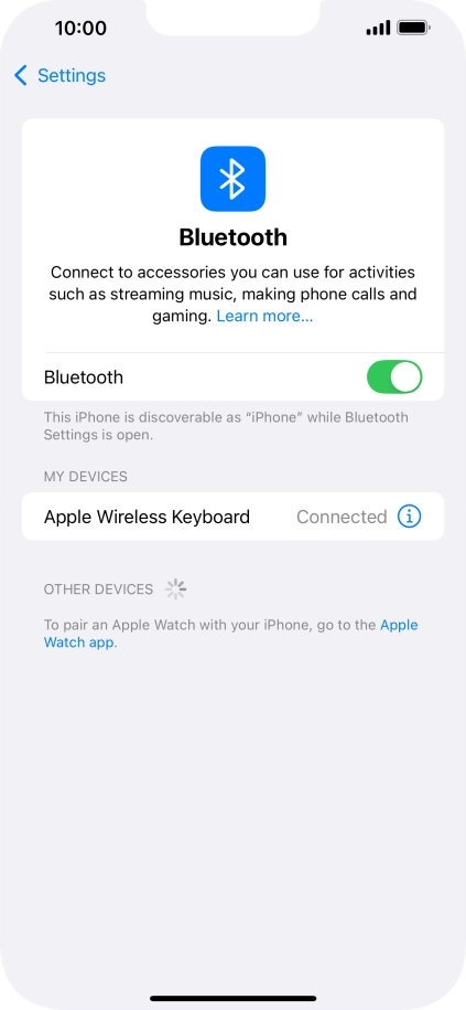 Slide your finger upwards starting from the bottom of the screen to return to the home screen.
