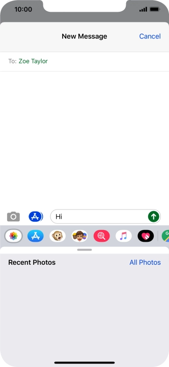 Press All Photos and go to the required folder. Press All Photos and go to the required folder.
