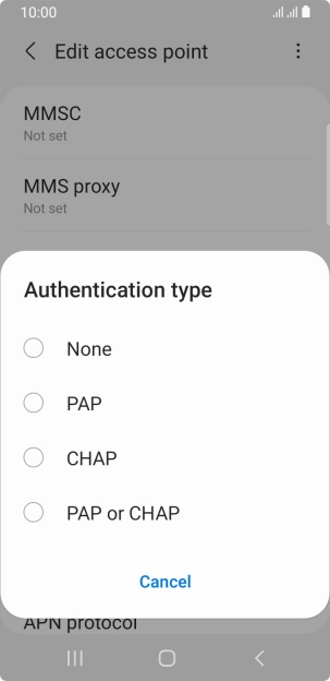 Press PAP. Press PAP.