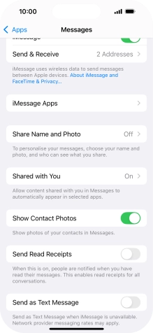Press the indicator next to Press the indicator next to