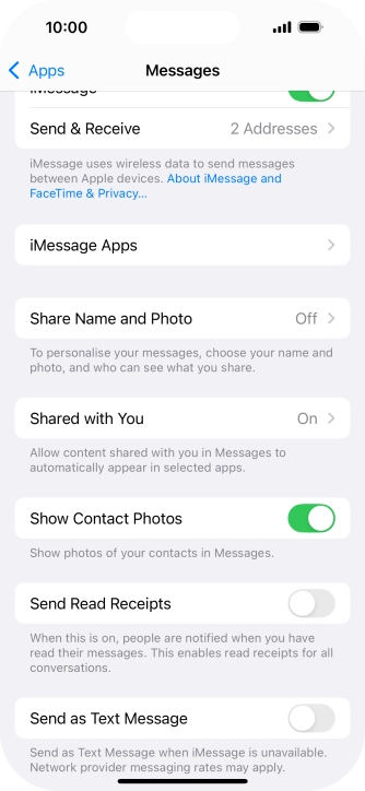Press the indicator next to Press the indicator next to
