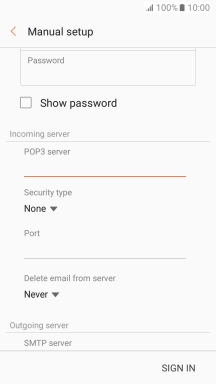 Press the drop down list below 