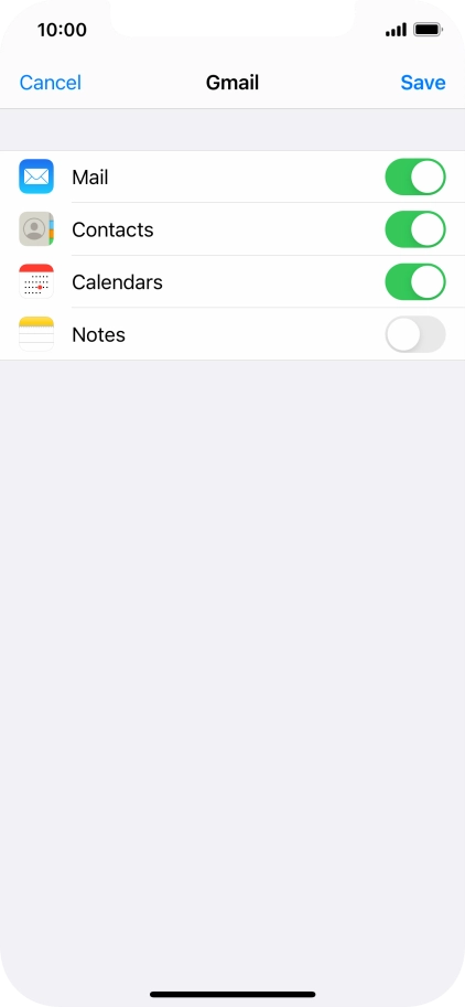 If this screen is displayed, you email account has been recognised and set up automatically. Follow the instructions on the screen to key in more information and finish setting up your phone.