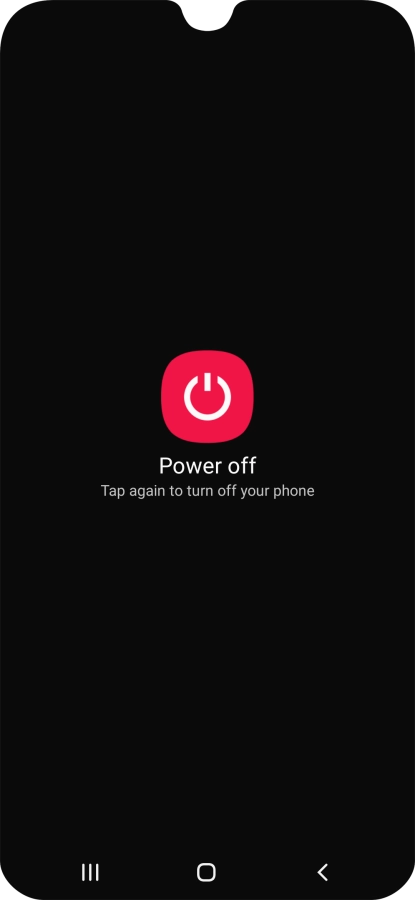 Press Power off.