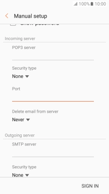 Press the drop down list below 