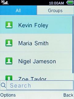 Press the Home key to return to the home screen.