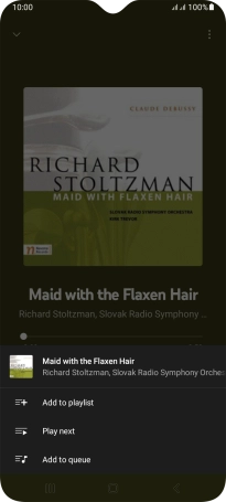 Press Add to playlist.