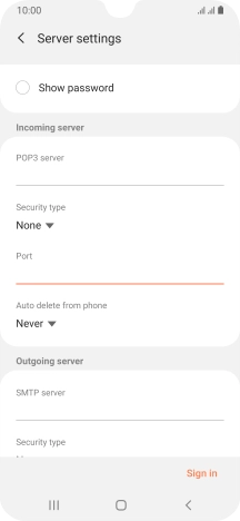 Press the drop down list below 