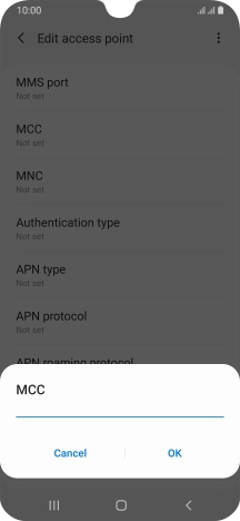 Key in 272 and press OK.