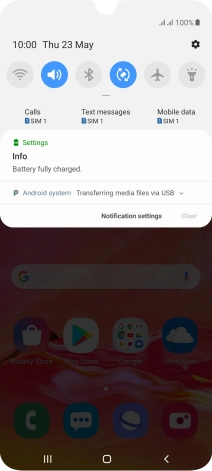 Press Android system.