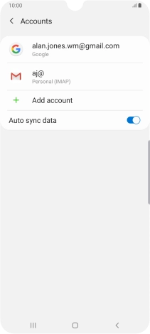 Press the Home key to return to the home screen.