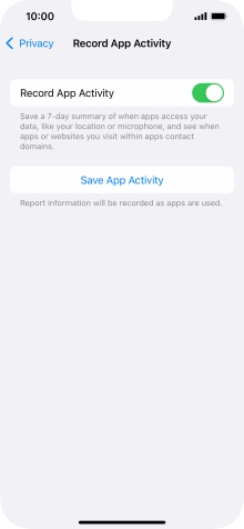 Press Save App Activity. Press Save App Activity.