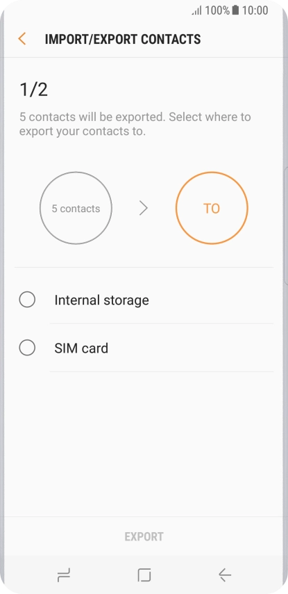 Press SIM card.
