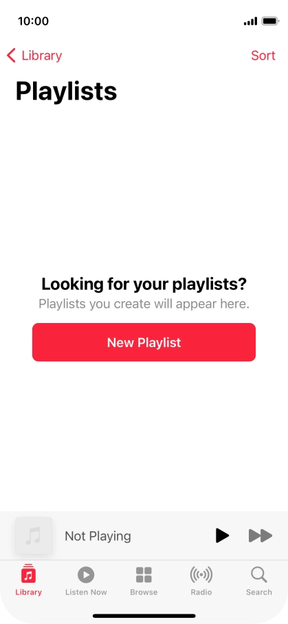 Press New Playlist.