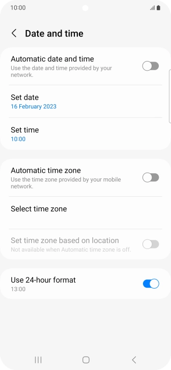 Press the indicator next to Press the indicator next to