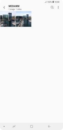 Press and hold any picture or video clip.