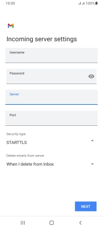 Press the field below 