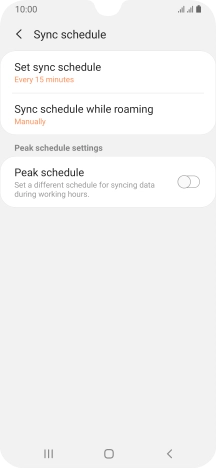 Press the Home key to return to the home screen.