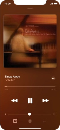 Press arrow right to go to the next audio file.