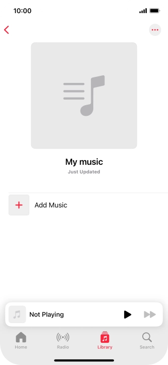 Press Add Music.