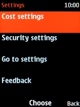 Select Security settings.