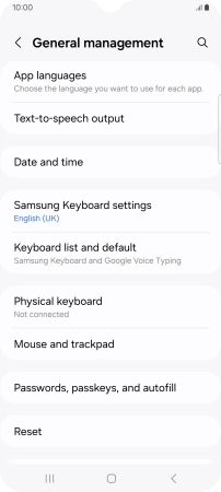 Press Date and time.