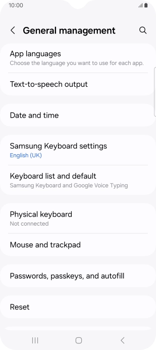 Press Date and time.