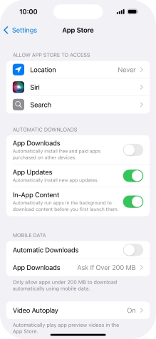 Press the indicator next to Press the indicator next to