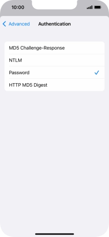 Press Password.