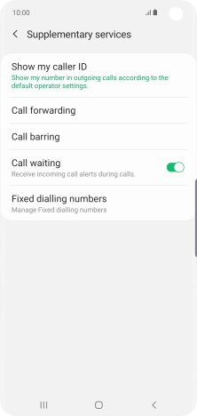 Press Fixed dialling numbers.