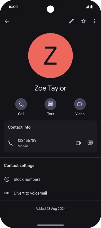 Slide your finger upwards starting from the bottom of the screen to return to the home screen.
