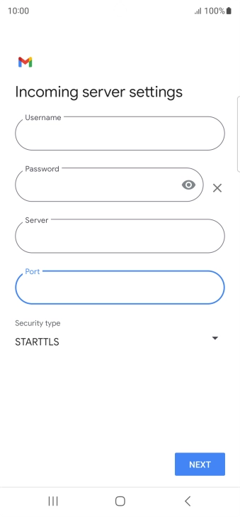 Press the drop down list below 