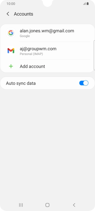 Press the Home key to return to the home screen.
