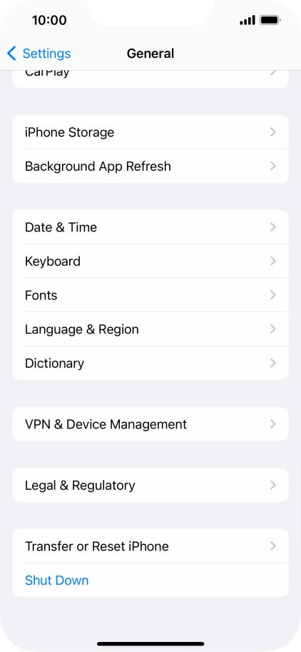 Press Transfer or Reset iPhone. Press Transfer or Reset iPhone.